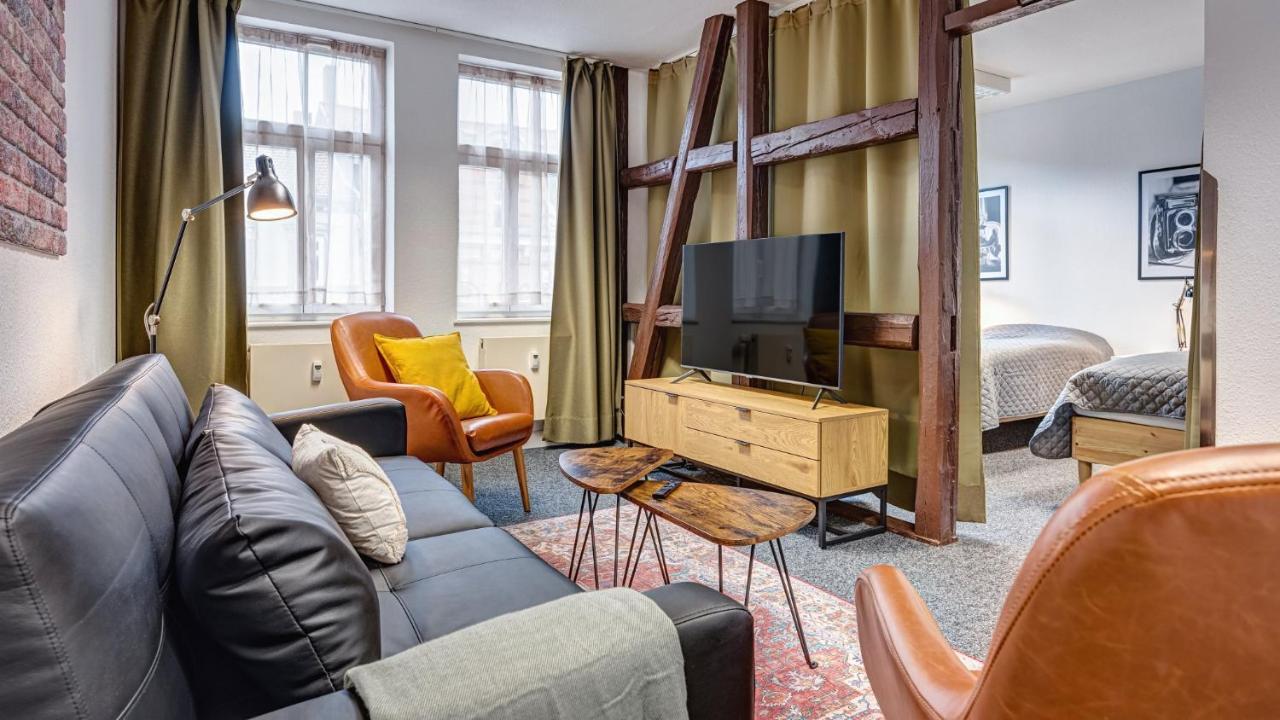 Mühlhausen Pressehaus Apartment Steinweg מראה חיצוני תמונה